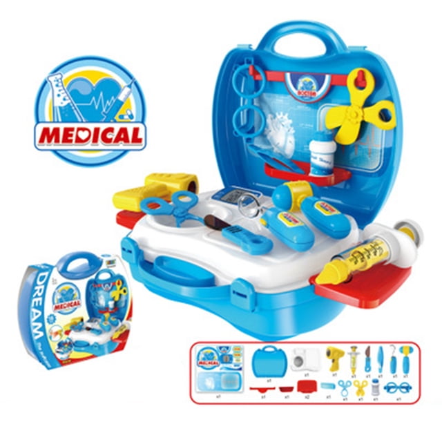Ensemble de 18 Pcs de Médecins pour Enfants, Créatif, Simulé, Assorti, Jouet de Jeu de Rôle de Médecin