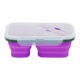thumbnail image 2 of Clearance! Lunch Box With Spoon Folding Microwave Oven Portable Lunch Box Refrigerator Storage Box Fresh Keeping Box Daily Deals Returned Items #49, 2 of 2