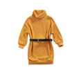 thumbnail image 1 of Kmbangi Robe Tricotée pour Enfants, Jupe à Col Montant avec Ceinture, 1 of 6