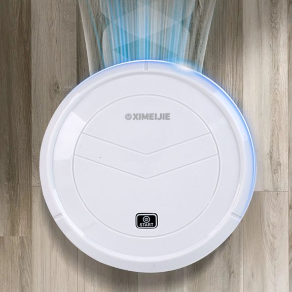 Robot Aspirateur et Vadrouille Combinés, Aspirateur Robotique Mince à Auto-Recharge pour Plancher Dur, Aspirateur Auto à Profil Bas pour Poils d'Animaux, Nettoyage Quotidien à la Maison et au Bureau
