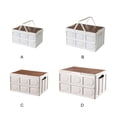 thumbnail image 1 of Baohd Small Outdoor Storage Box Easy Folding Toy Basket With Lid Sturdy Frame Durable Small handle, 1 of 6