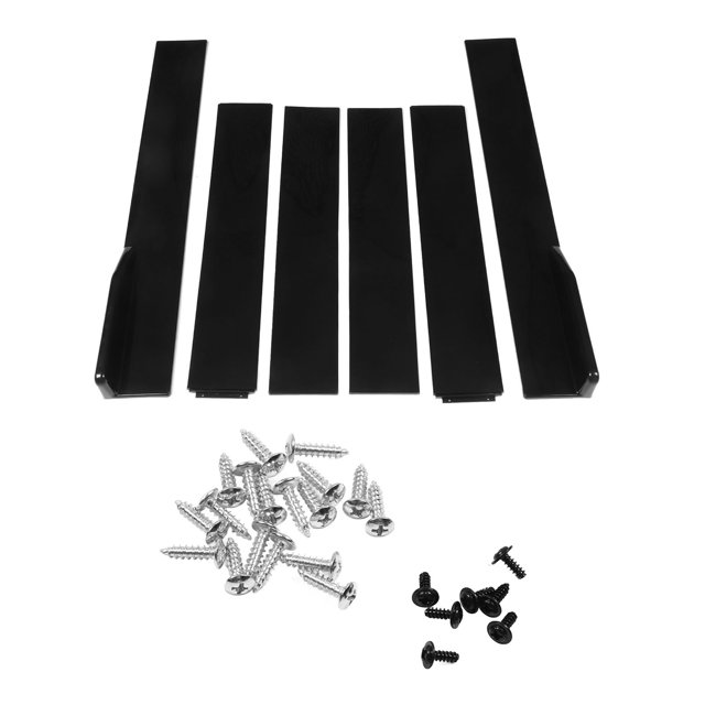 Car Side Skirt, 6PCS Universal Side Skirt Black For Protection