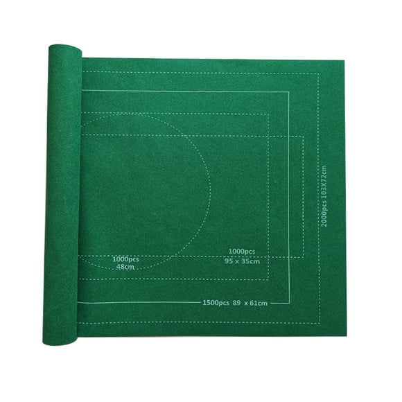 Puzzle Storage Solution Roll Up Mat Bag with Drawstring for Efficient Housekeeping and Organization