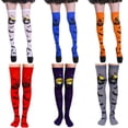 thumbnail image 3 of Costumes d'Halloween pour Femmes et Filles Adultes Accessoires de Cosplay Bas Chaussettes, 3 of 4