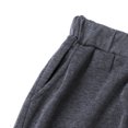 thumbnail image 4 of Kmbangi Men Sports Set, Solid Color Hoodie Zip Tops, Long Loose Pants Suit, 4 of 5