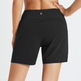 thumbnail image 3 of POINTERTECK Short de Bain pour Femmes Taille Haute Bas de Maillot avec Poche Cordon de Serrage Tankini Short Garçon, 3 of 6