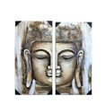 thumbnail image 1 of Deux Pièces 24 Pouces X 47 Pouces Tête de Bouddha Uvre d'Art, 1 of 1