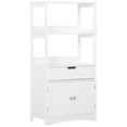thumbnail image 1 of kleankin Bathroom Floor Storage Cabinet Kitchen Sideboard w/ Doors, 1 of 10