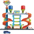 thumbnail image 1 of Hot Wheels City Mega Car Wash Playset with 1 Toy Color Shifters Car in 1:64 Scale, 7.01 in, 1 of 7