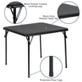 thumbnail image 2 of Kids Black 3 Piece Folding Table and Chair Set, 2 of 9