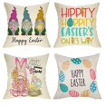 thumbnail image 2 of 4PCS Easter Day Home Cushion Survived Family Pillowcase Throw Pillow Cover, 2 of 8