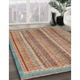 thumbnail image 2 of Ahgly Company Indoor Rectangle Abstract Sand Brown Oriental Area Rugs, 6' x 9', 2 of 6