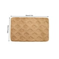 thumbnail image 3 of Thickened Absorbent Non-Slip Bathroom Rug Mat, Plush Polyester Floor Carpet for Toilet, Shower, and Bedroom Doorway, Machine Washable, 3 of 6