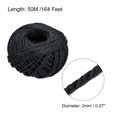 thumbnail image 2 of Uxcell 164 Feet 0.08" Jute Twine Jute Rope Jute Twine String Cords Black for DIY, 2 of 6