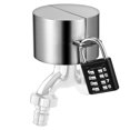 thumbnail image 3 of 1 Ensemble Verrou de Bavette de Tuyau Extérieur Hiver Verrou de Robinet Protecteur de Robinet de Tuyau Extérieur Verrou de Bavette de Robinet Verrou de Tuyau avec Cadenas, 3 of 8