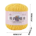 thumbnail image 3 of Clearance Tyidzon Wool Yarn for Crocheting Soft Crochet Thread Yarn, Lightweight Wool Yarn for Crochet Hand Knitting Crocheting Crafting, 3 of 6