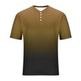 thumbnail image 4 of Plebaso Mens Fashion Tshirts Button Short Sleeve Pullover Shirts Summer Casual Basic Tees Tops for Men, 4 of 6