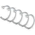 thumbnail image 1 of 18G Stainless Steel Nose Hoop Ring - 5PCS Body Jewelry for Women, Hypoallergenic Nose Piercing Jewelry, Simple Design Nose Rings Set, 1 of 6