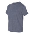 thumbnail image 2 of T-Shirt pour Jeunes Softstyle, m, Bleu Marine Chiné, 2 of 3