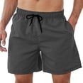thumbnail image 4 of Besolor Men's Summer Swim Trunks Drawstring Quick Dry Board Shorts Bathing Suit with Mesh Lining Surfing Beach Shorts, 4 of 7