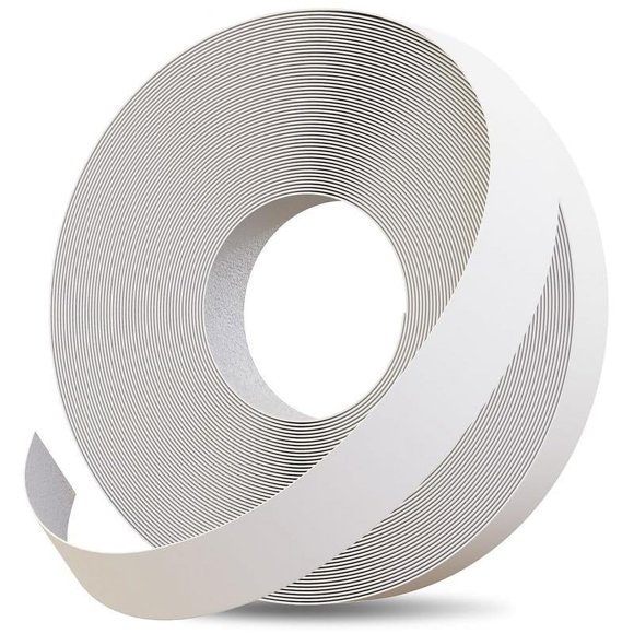 Edge Supply White Melamine 2 inch X 250 ft roll of White Edge Banding - Pre-glued Flexible Edging - Easy Application Iron-On Edging for Cabinet Repairs Furniture Restoration