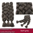 thumbnail image 2 of Ombre Jumbo Braiding Hair Extensions High Temperature Synthetic Twist Hair Multiple Colored Hair, 2 of 5
