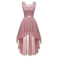 thumbnail image 3 of Robe Cocktail pour Femmes en Polyester pour Mariage et Occasions Festives, 3 of 5