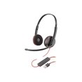 thumbnail image 1 of Poly Blackwire C3220 USB - 3200 Series - headset - on-ear - wired - USB - noise isolating - black, 1 of 4