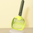 thumbnail image 2 of Green Cat Litter Shovel With Fine Holes For Clumping Litter Hanging Design Green Color, 2 of 7