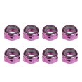 thumbnail image 2 of koolsoo 8pcs Planche à Roulettes Remplacement Camion Essieu Vis Écrous Longboard Accessoire violet, 2 of 7