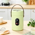 thumbnail image 2 of FEISHENTT Mini Electric Cooker with Visual Lid Portable Stewing Cooking Pot for Rice Eggs Noodles Porridge, 2 of 7
