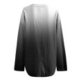 thumbnail image 4 of RXIRUCGD Chemisier Classique à Manches Retroussables Col en V pour Femmes, Gris, Taille : m, 4 of 4