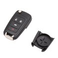 thumbnail image 1 of Unique Bargains 4 Button Folding Uncut Key Fob Remote Case Shell Replacement for Chevrolet, 1 of 10
