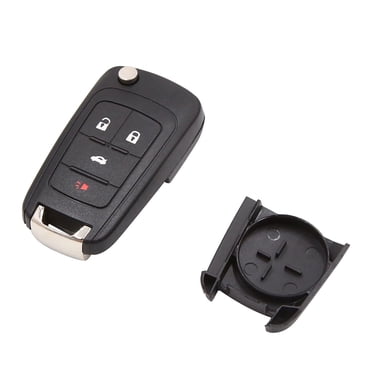 Unique Bargains 4 Button Folding Uncut Key Fob Remote Case Shell Replacement for Chevrolet