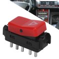 thumbnail image 3 of Warning Flasher Switch, Hazard Light Switch 1248200110 Smooth Comfortable Hand Touch Durable  Replacement for 190E 1990 - 1993 for Car Accessaries, 3 of 7