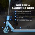 thumbnail image 3 of TOYTEXX HT2 Trottinette Freestyle avec Roues à Noyau en Aluminium et Compression HIC pour Débutants – Bleu, 3 of 6