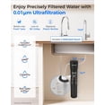thumbnail image 2 of Waterdrop 15UB-UF 0.01 μm Ultra Filtration Under Sink Water Filter System for Baçtёria Reduction, NSF/ANSI 42 Certified, with Dedicated Faucet, 16K High Capacity, Idea for Renting, USA Tech, 2 of 9
