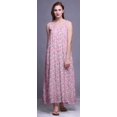 thumbnail image 2 of Bimba Robe de Nuit en Rayonne pour Femmes Maxi Imprimée Tenue de Sommeil Robe de Nuit-TG, 2 of 5