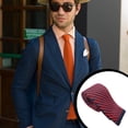 thumbnail image 2 of Men'S Skinny Tie Thin Slim Solid Formal Knitted Necktie, 2 of 7