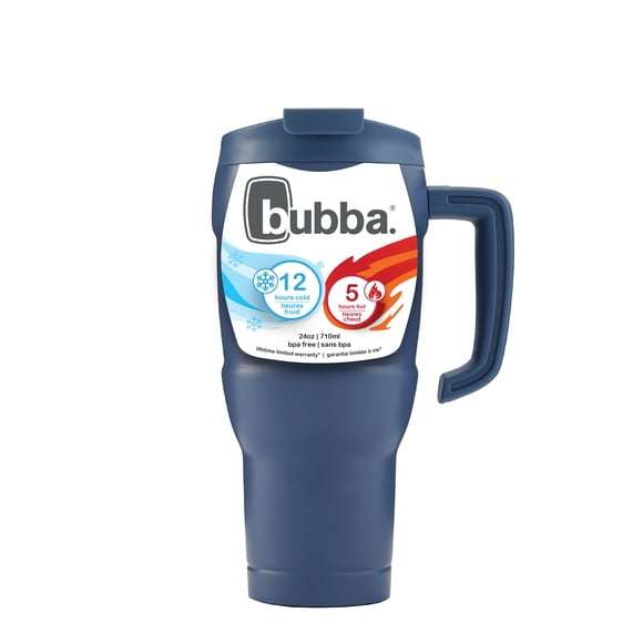bubba Hero XL Tumbler, Water Bottle with Leak-Proof Lid and Straw, Magenta/Galactic