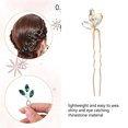 thumbnail image 4 of Épingles à Cheveux, Élégantes Rétro 5 Pcs avec Strass pour Bouquet, 4 of 8