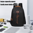 thumbnail image 3 of Rvkxad Large Capacity Leisure Backpack, Simple Shoulder Bag for Men Travel Laptop Carry, Middle School Student Backpack Bag, 3 of 5