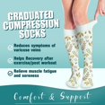 thumbnail image 2 of LOVEVER 6Pairs Compression Socks for Women and Men - Best for Circulation  Running  Athletic  Recover  Nurse  Travel, 2 of 7