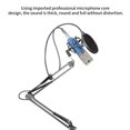 thumbnail image 2 of Kit d'Enregistrement de Studio de Chant Téléphone PC KTV Micro Microphone de Réseau Bras Pliant Support, Bleu Argent Workhe, 2 of 9