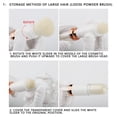 thumbnail image 4 of Nilvkv Makeup Brush Set-4 In 1 Portable Travel Lip Brush Highlight Brush Eyeshadow Brush Foundation Blending Powder Brush Mini Facial Makeup Brush Set, 4 of 6