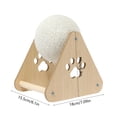 thumbnail image 3 of Twfbrm Pet Supplies Cats Scratching Ball Roller Sisal Cats Toy Cats Climbing Frame Wear Counteractive and No Shedding Suitable For Cats Entertainment Scratching Use for Cats Dogs, 3 of 6