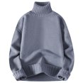 thumbnail image 2 of Cameland Chandail à Col Rond Décontracté pour Homme d'Automne et d'Hiver, Mode, Couleur Unie, Manches Longues, Chandail Chaud, 2 of 3