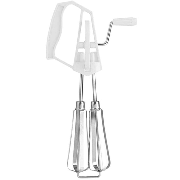 Egg Beater Hand Crank Cooking Tool for Kitchen - Stainless Steel Hand Whisk Mixer for Eggs and Beating - Durable Kitchen Gadget for Everyday Cooking