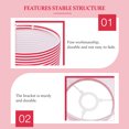 thumbnail image 3 of MasteelfCA 1Pc Lamp Shade Wall Lamp Shade Modern Simple Disassemble Foldable Lampshade Red, 3 of 7