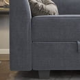 thumbnail image 3 of HONBAY Sectional Sofas, Bluish Grey Wood, 3 of 7